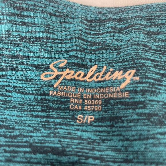 3/$25 Spalding Colorblock Blue & Grey Leggings Yoga Pants - Small - Picture 7 of 10